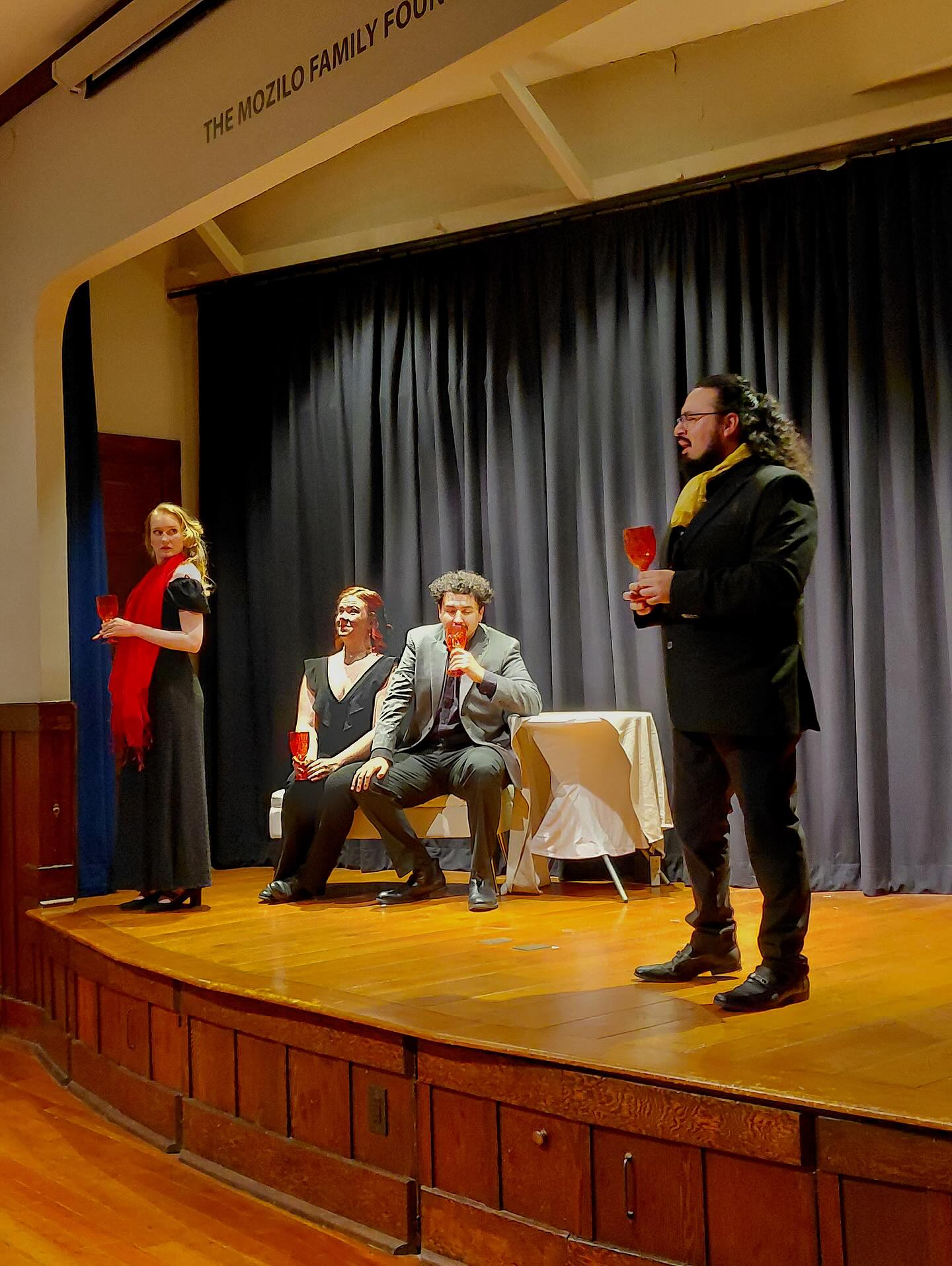 Staff and contractors at work